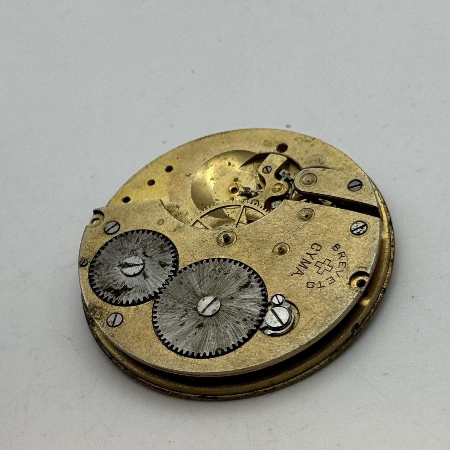 42.8mm Brevete Cyma Modele Depose Partial Vintage Pocket Watch PARTS REPAIR