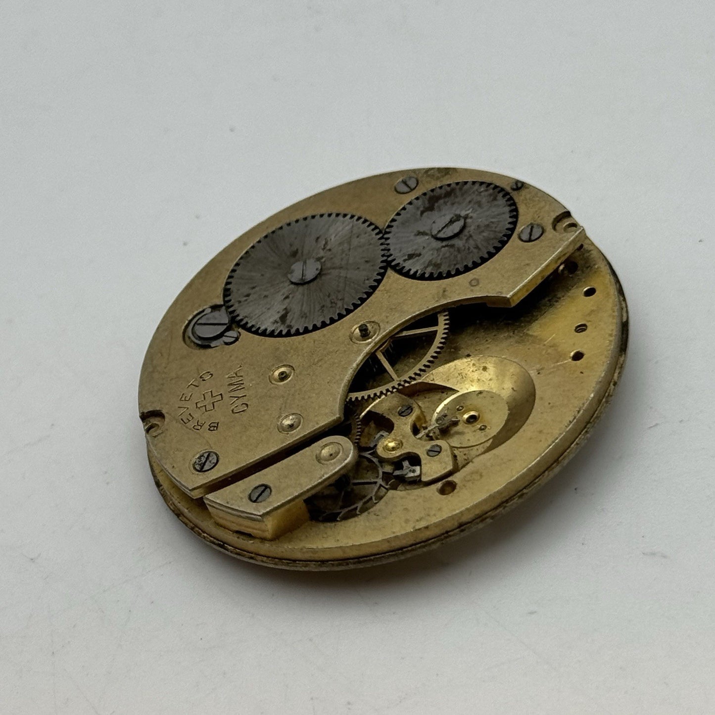 42.8mm Brevete Cyma Modele Depose Partial Vintage Pocket Watch PARTS REPAIR