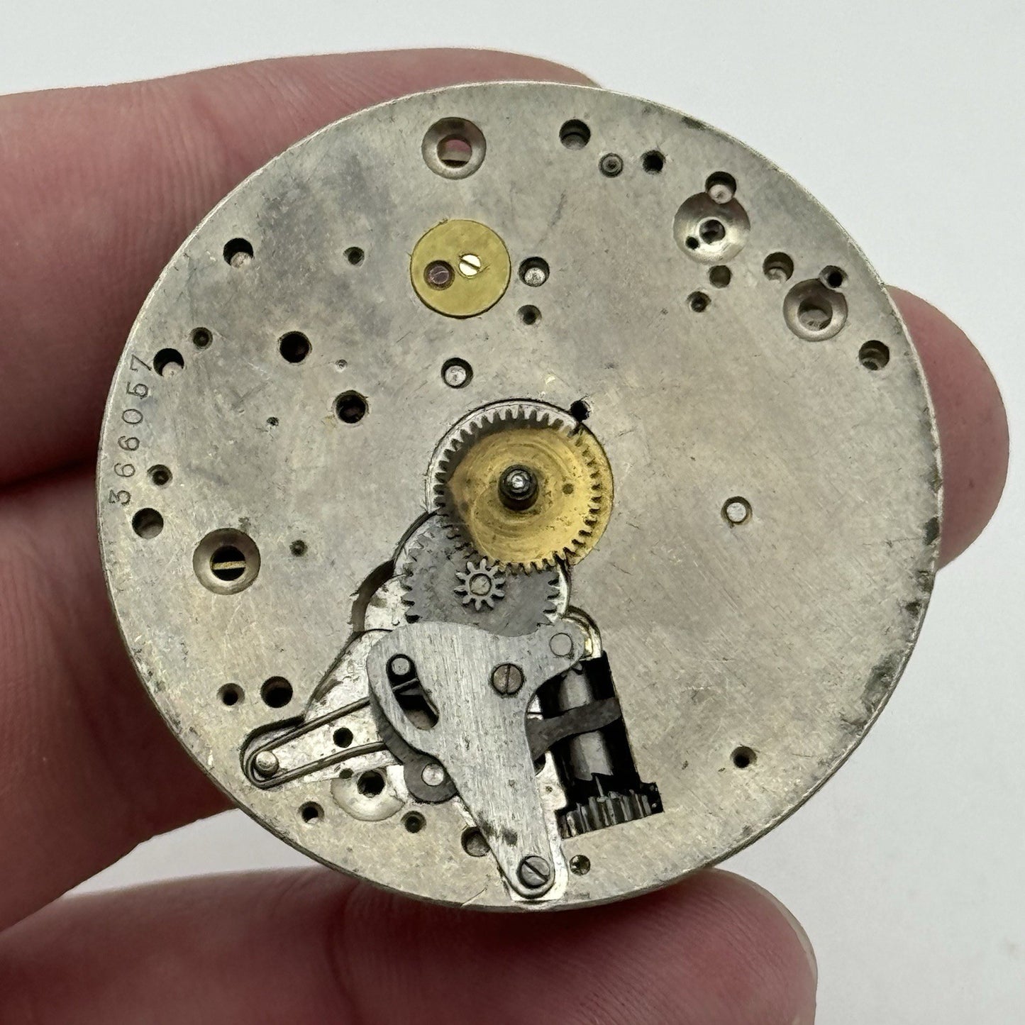 43mm Thomas Russell & Son Liverpool Good Balance Pocket Watch Movement PARTS