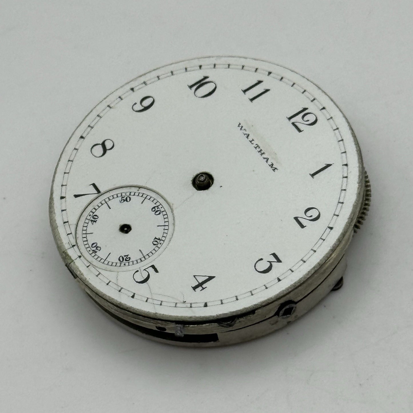 6S Antique Waltham Grade F Model 1873 Hunter Pocket Watch Movement PARTS REPAIR