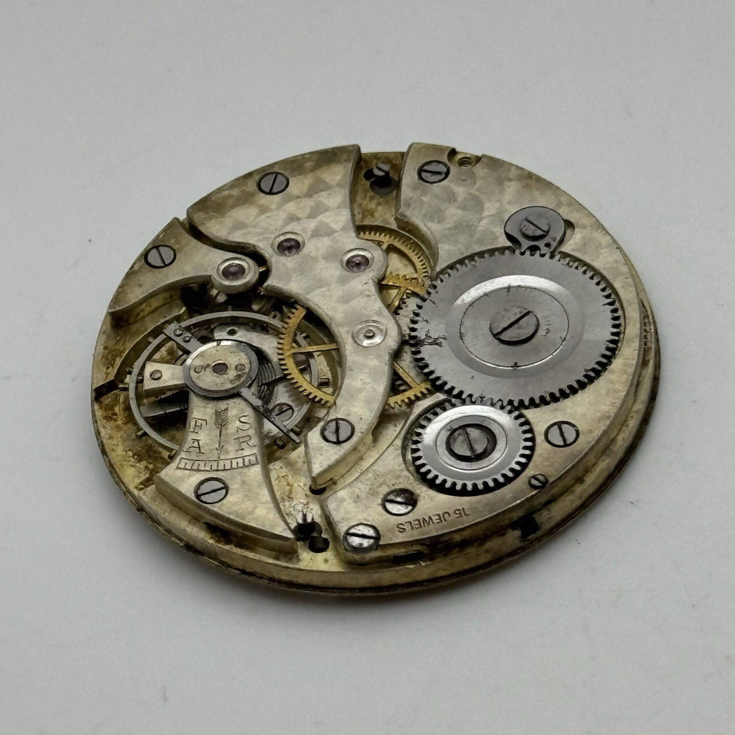 42.8mm High Grade Thin FEF 15 Jewels Pocket Watch Movement PARTS REPAIR SPARES