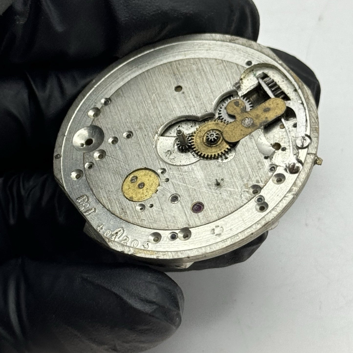 45.2mm Interesting Unidentified Vintage Pocket Watch Movement - PARTS REPAIR