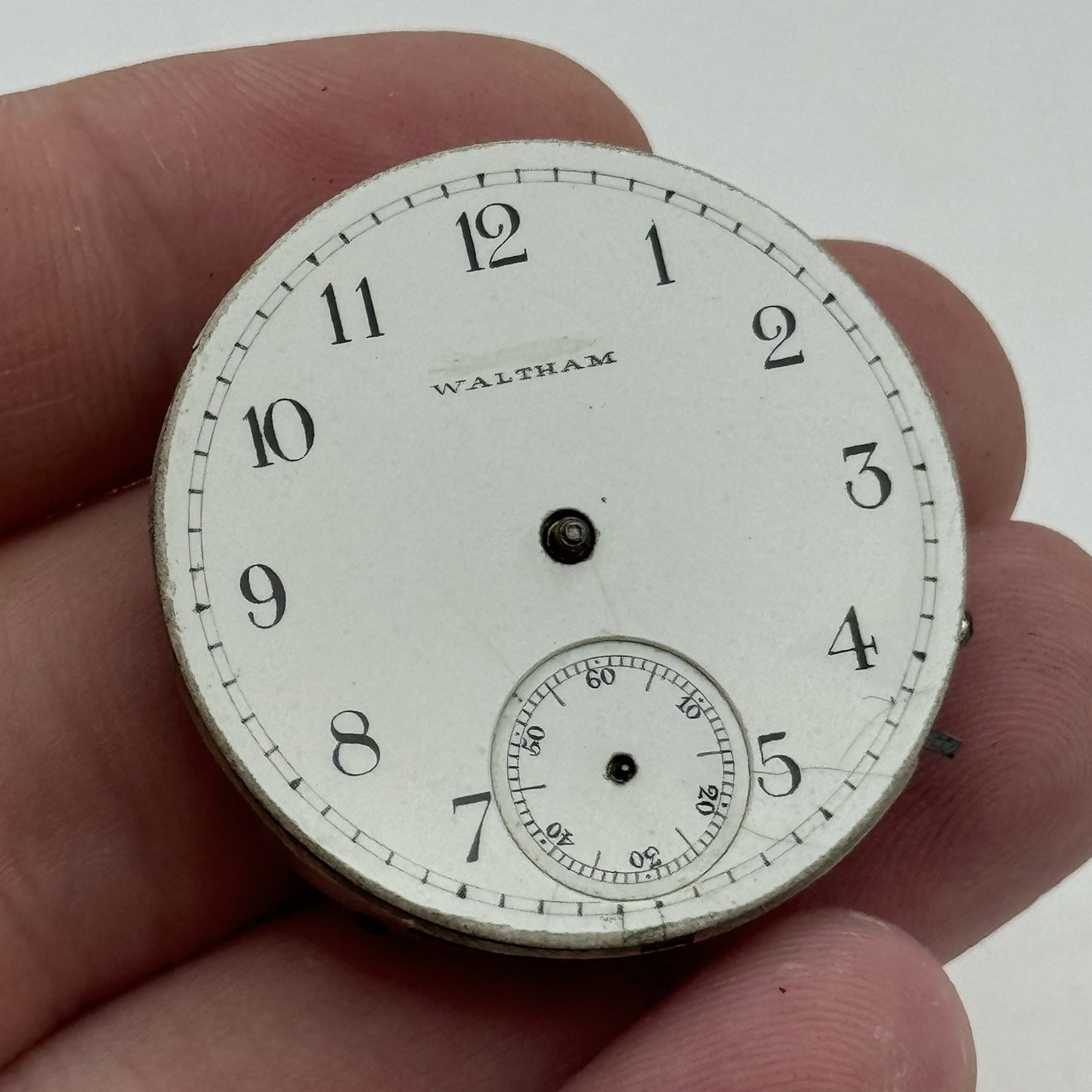 6S Antique Waltham Grade F Model 1873 Hunter Pocket Watch Movement PARTS REPAIR