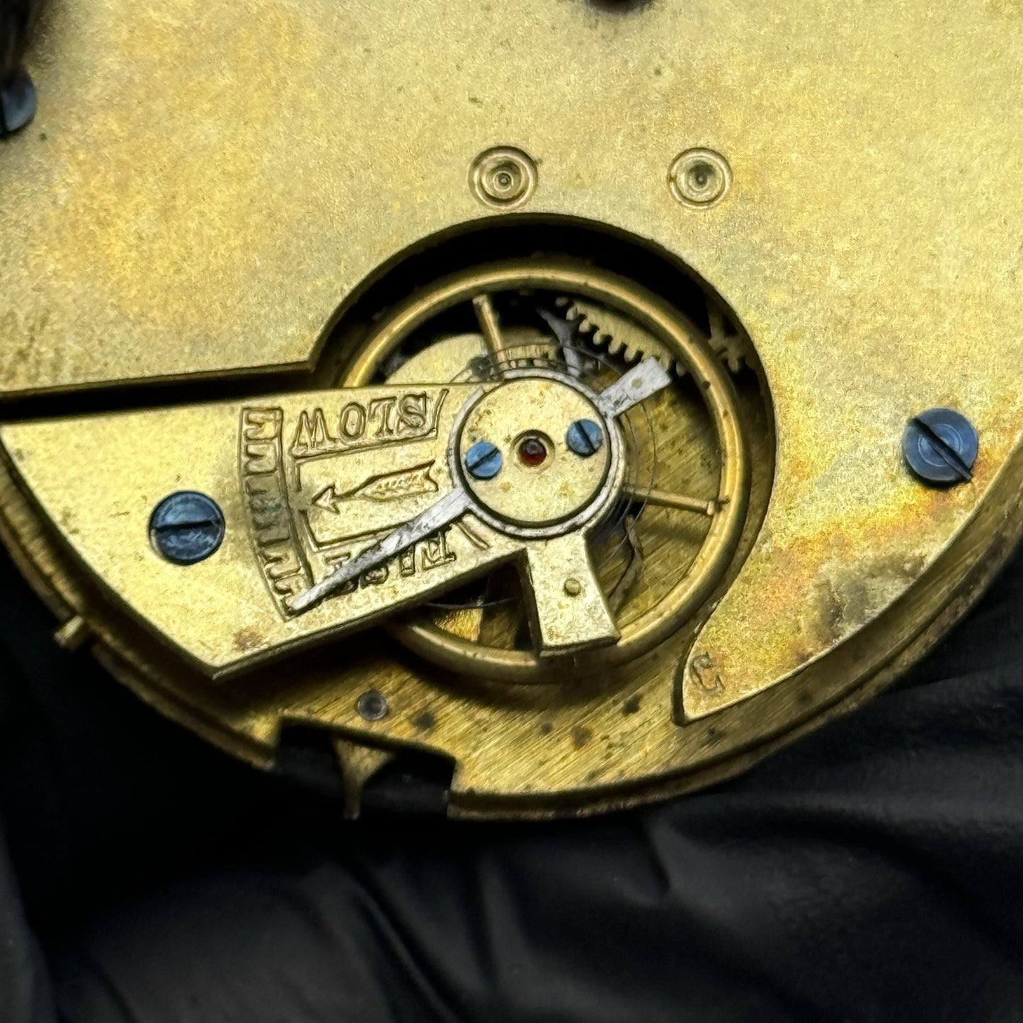 Swiss Specially Examined Centre Seconds Chronograph Pocket Watch Movement PARTS