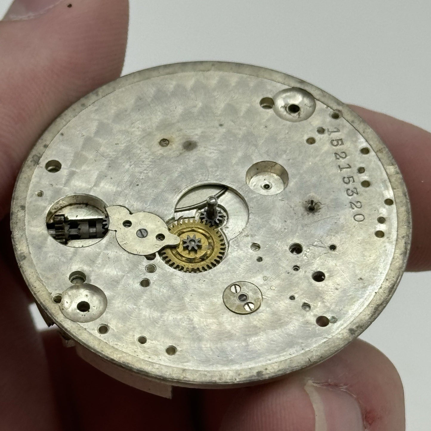 43mm Cyma Tavannes Ref 919 Vintage Swiss Pocket Watch Movement For PARTS REPAIR