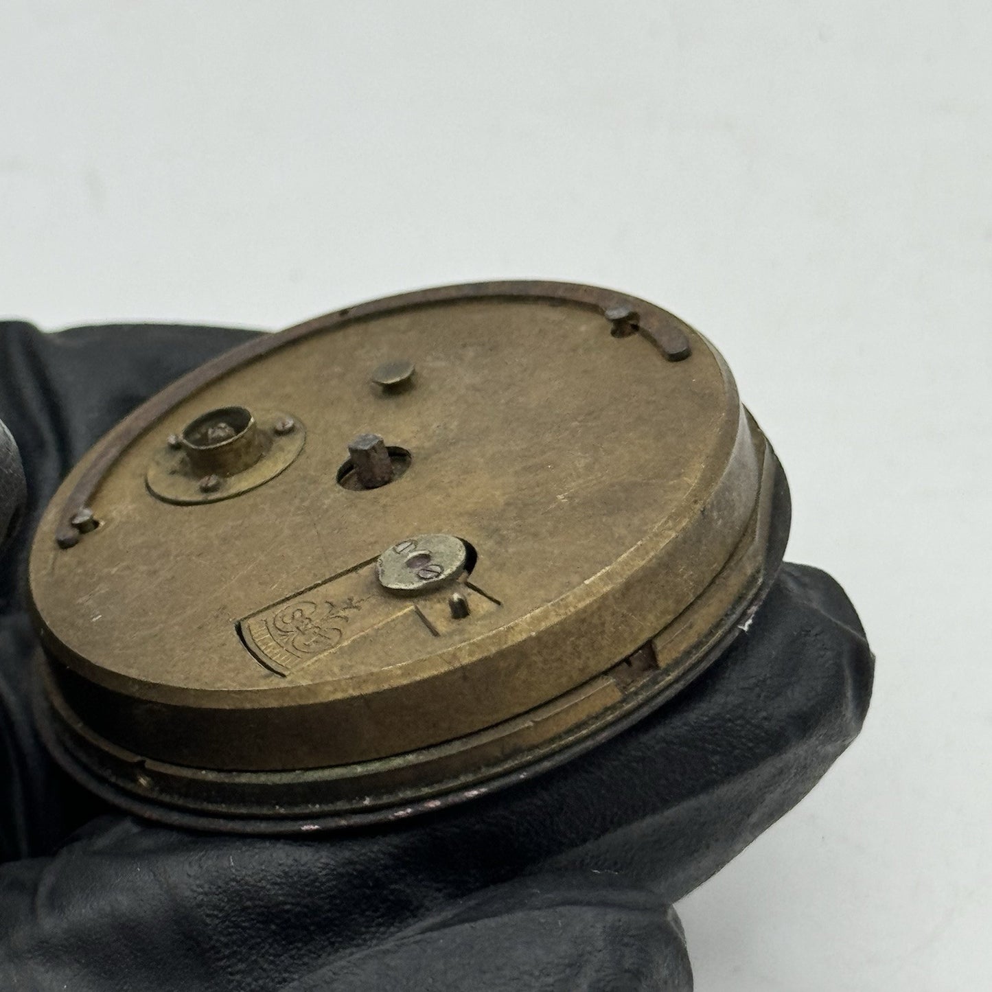 43.9mm Antique Fattorini & Sons Bradford The Leader Pocket Watch Movement PARTS