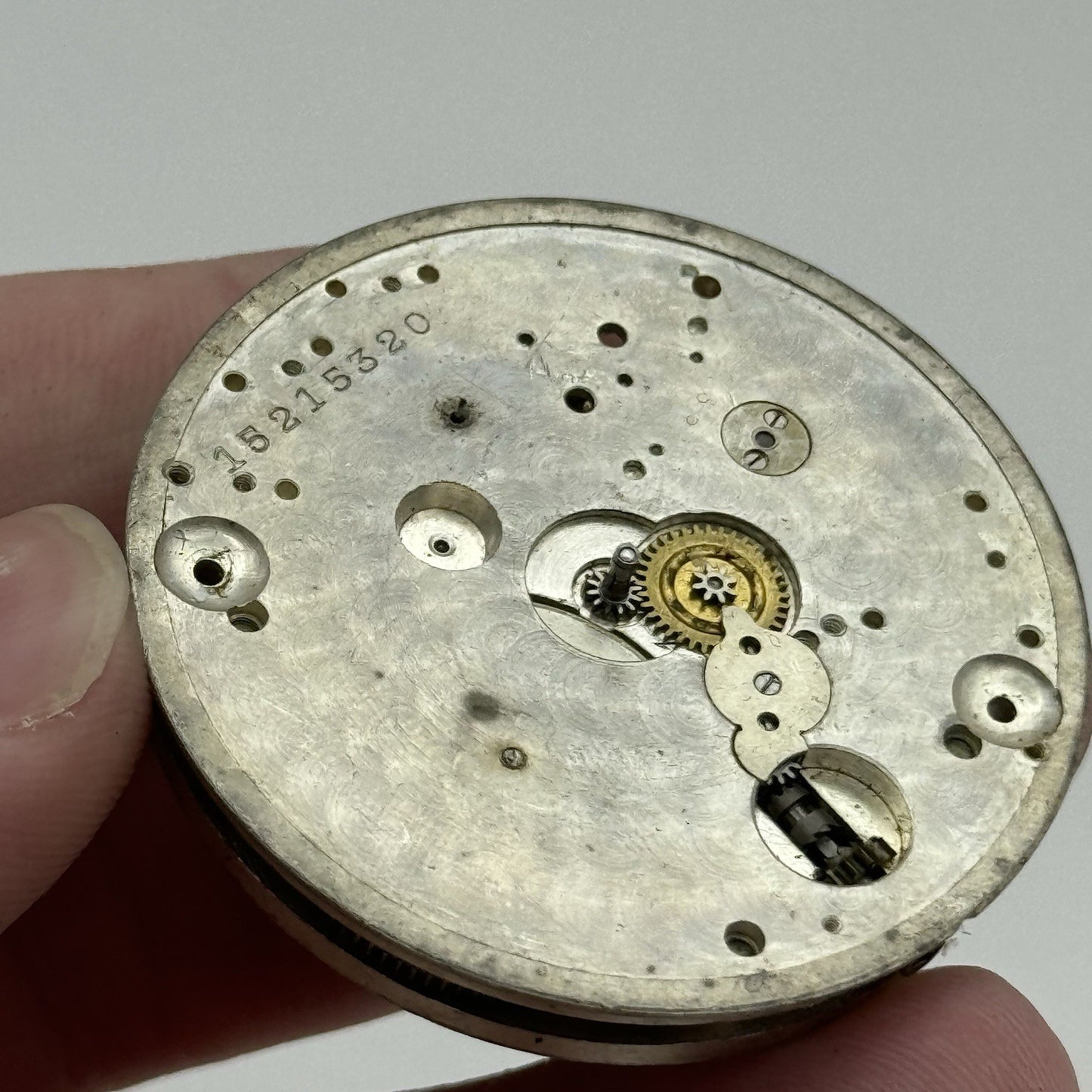 43mm Cyma Tavannes Ref 919 Vintage Swiss Pocket Watch Movement For PARTS REPAIR
