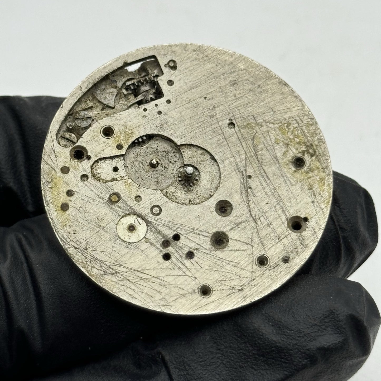39.5mm Balance Ok Unidentified Interesting Vintage Pocket Watch Movement PARTS
