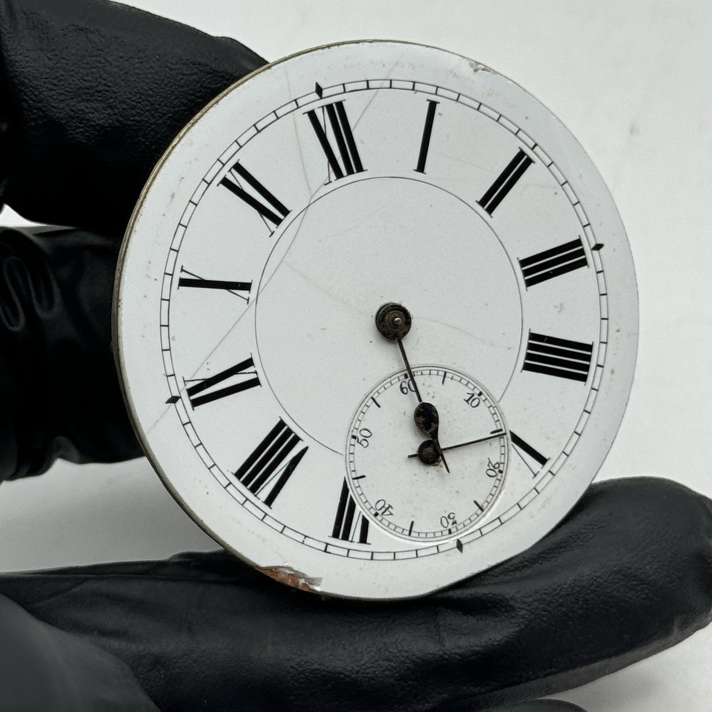 43.3mm Running Antique High Grade Cylinder Escapement Pocket Watch Movement PART