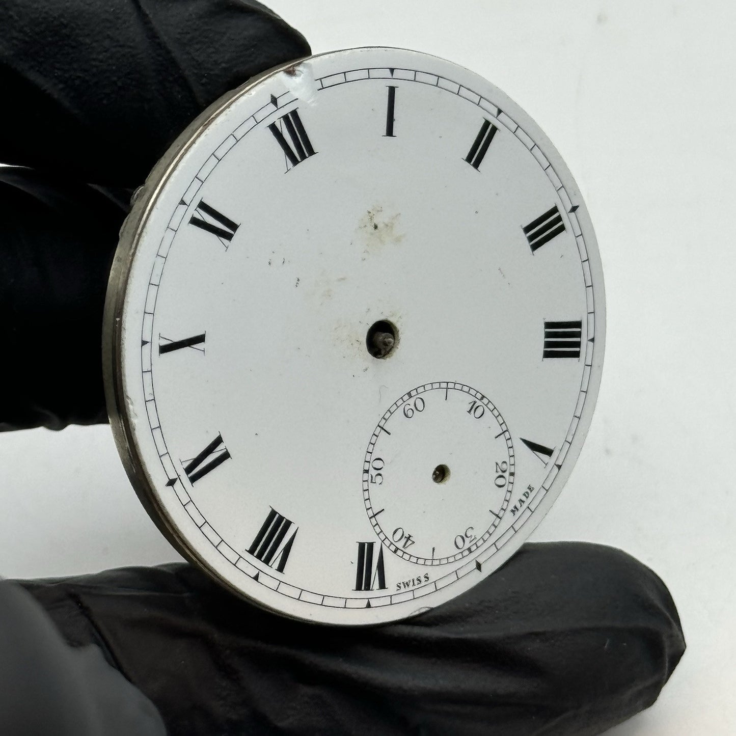 41.5mm High Grade Unidentified 17 Jewels Swiss Pocket Watch Movement - PARTS