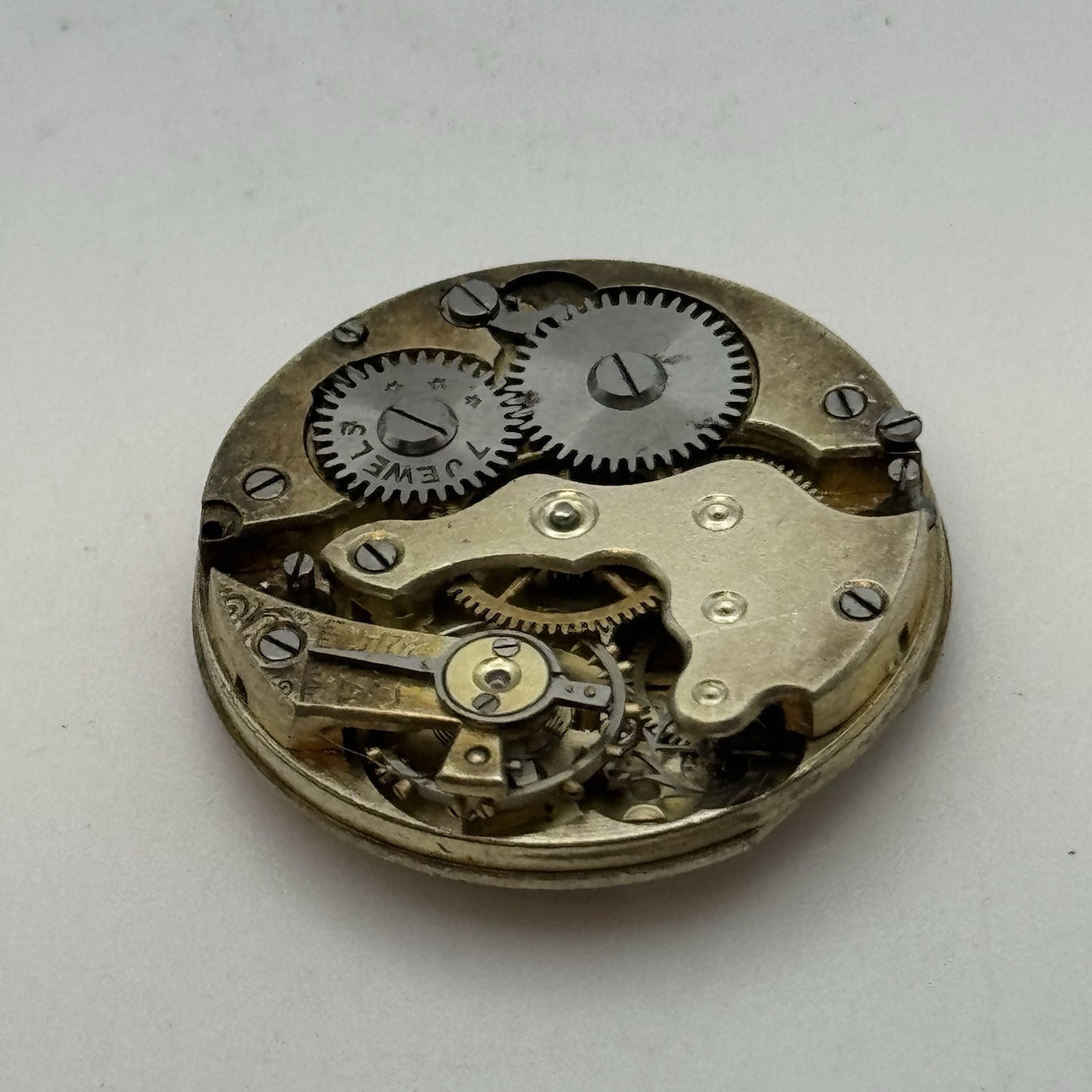 25.7mm ROLEX Rebberg 7 Jewels Vintage Manual Wind Watch Movement Dial - RESTORE