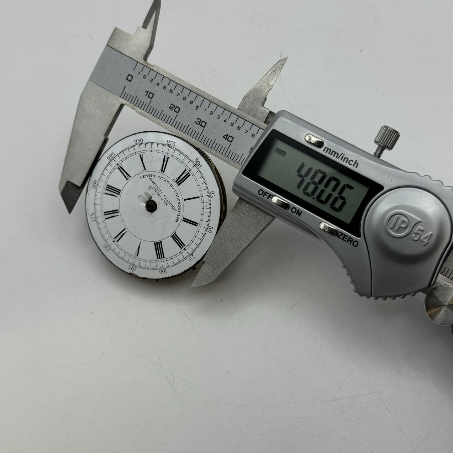 Swiss Specially Examined Centre Seconds Chronograph Pocket Watch Movement PARTS