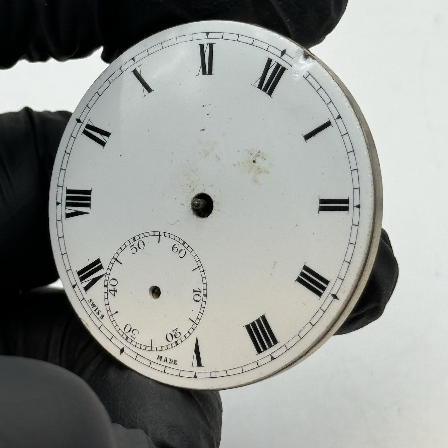 41.5mm High Grade Unidentified 17 Jewels Swiss Pocket Watch Movement - PARTS