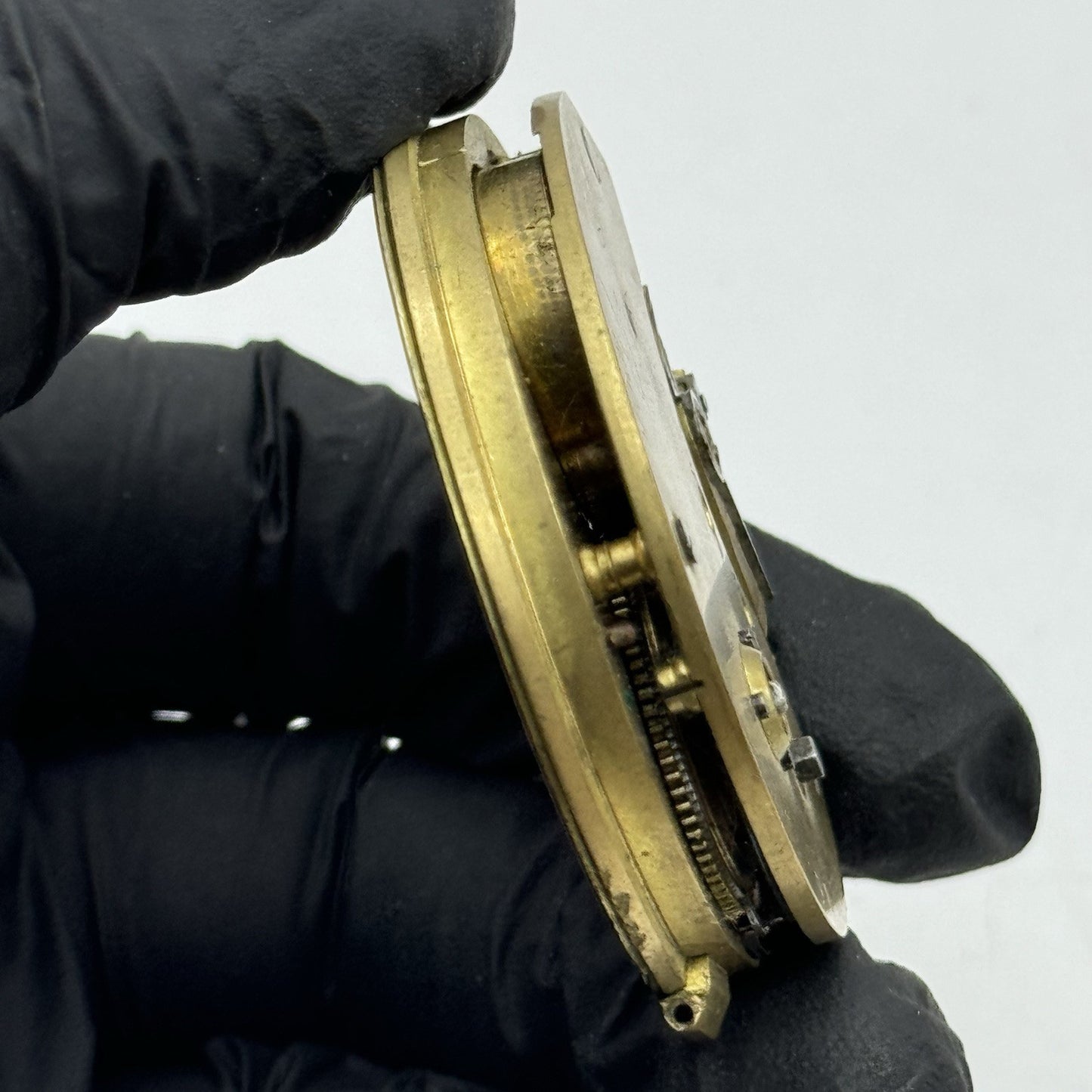 49mm William Owen Leeds Centre Seconds Chronograph Pocket Watch Movement - PARTS
