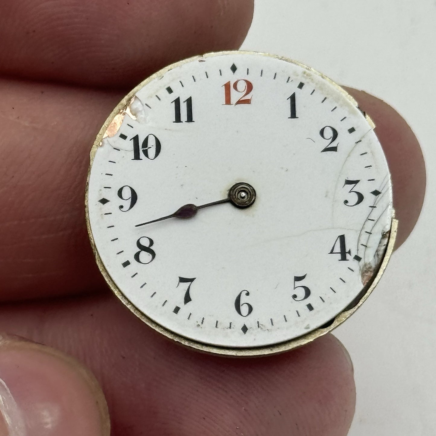 25.7mm ROLEX Rebberg 7 Jewels Vintage Manual Wind Watch Movement Dial - RESTORE