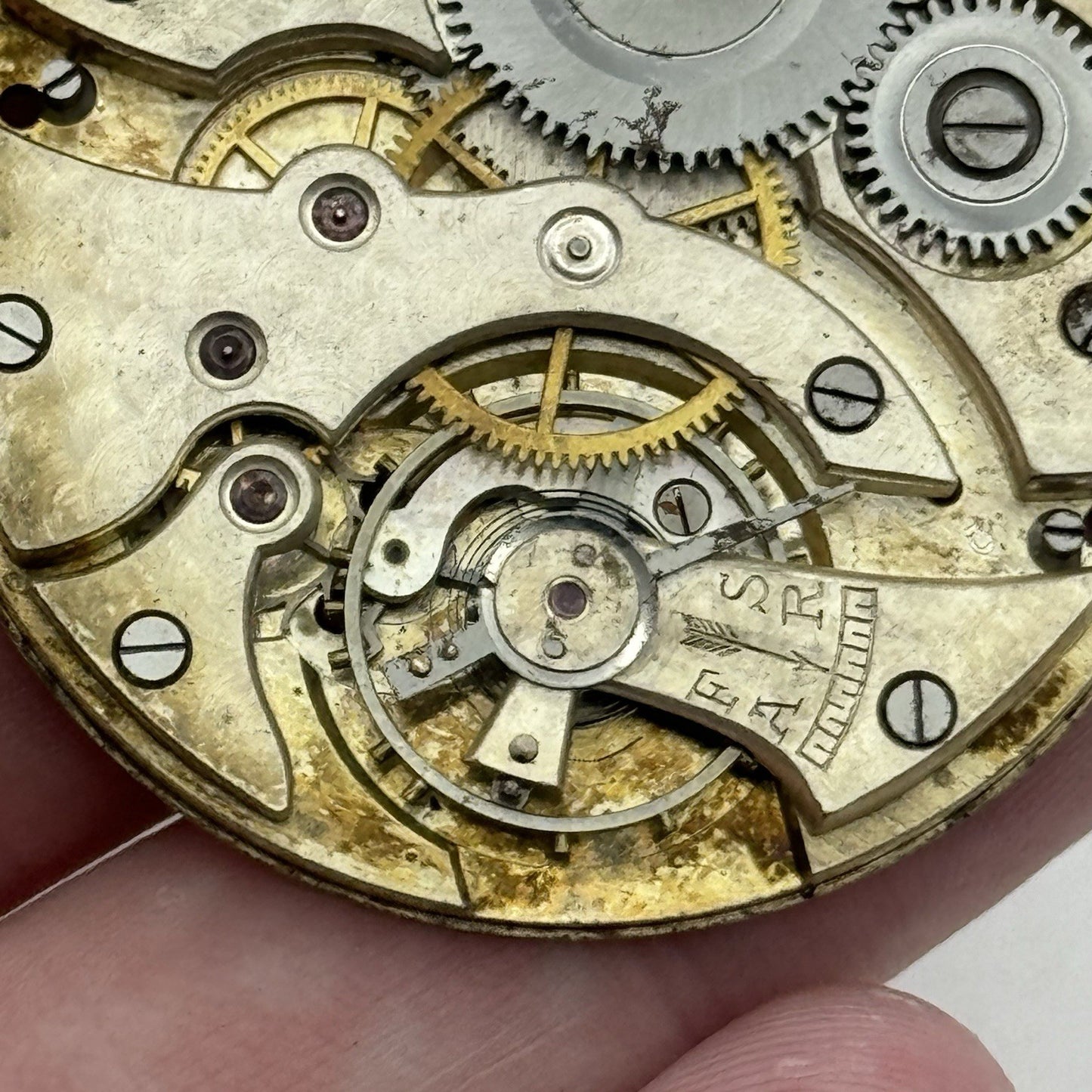 42.8mm High Grade Thin FEF 15 Jewels Pocket Watch Movement PARTS REPAIR SPARES