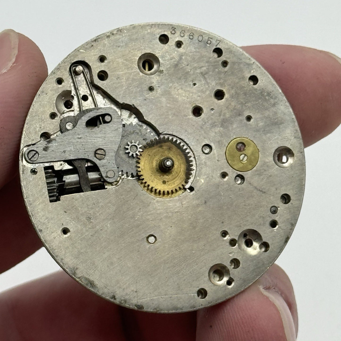 43mm Thomas Russell & Son Liverpool Good Balance Pocket Watch Movement PARTS