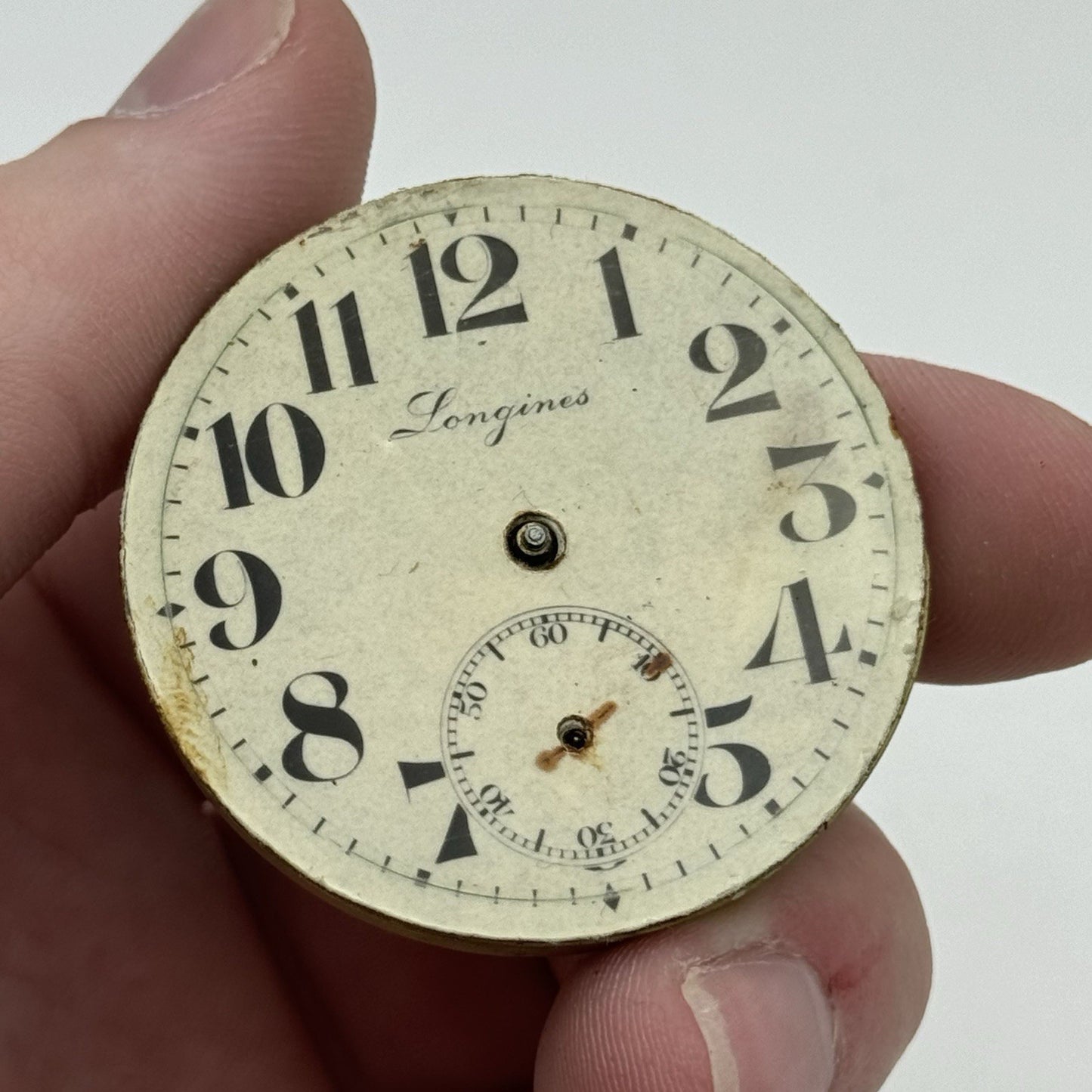 42.3mm Interesting Longines Union Horlogere UH Pocket Watch Movement - PARTS