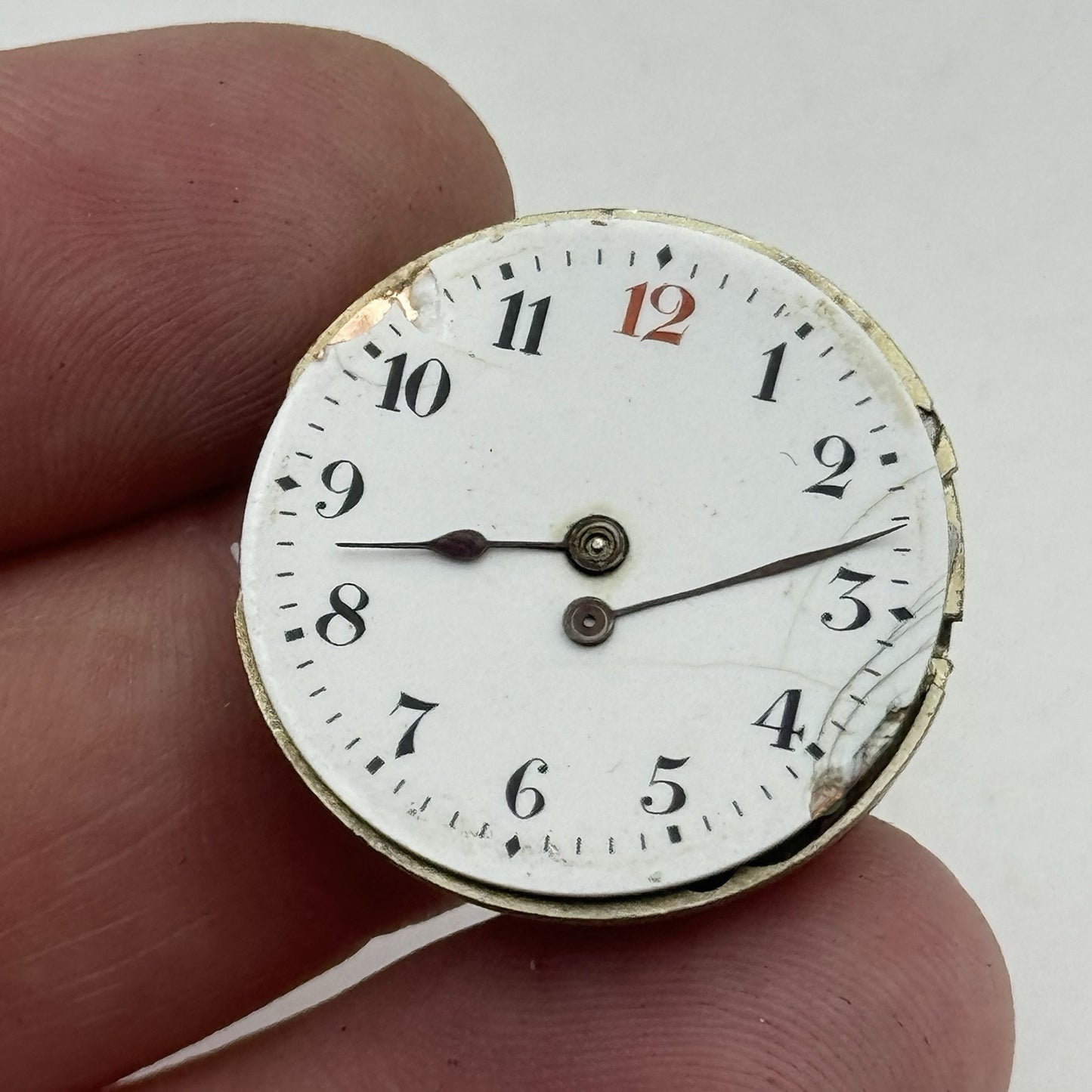 25.7mm ROLEX Rebberg 7 Jewels Vintage Manual Wind Watch Movement Dial - RESTORE