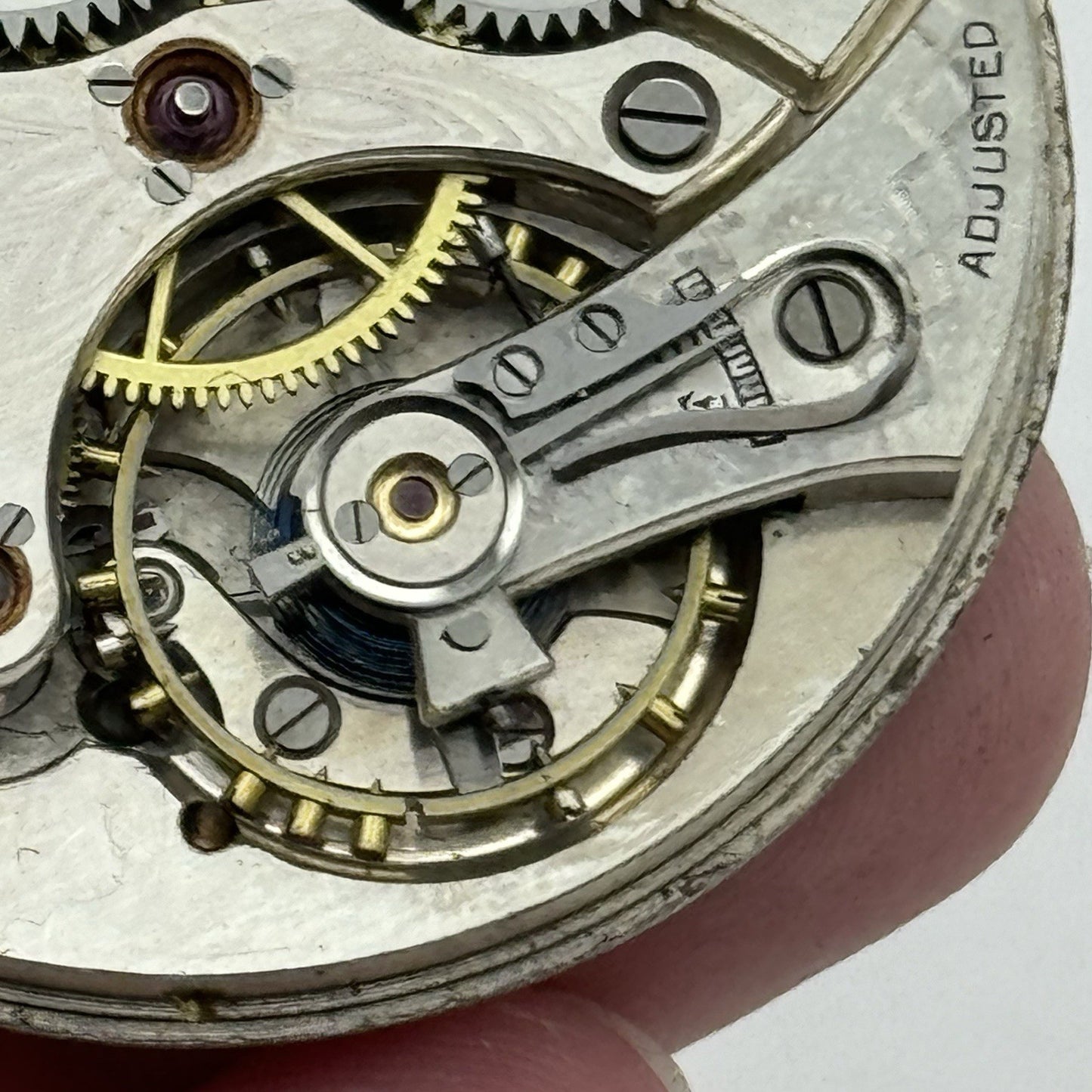 40.9mm High Grade Thomas Russell & Son Open Face Pocket Watch Movement PARTS