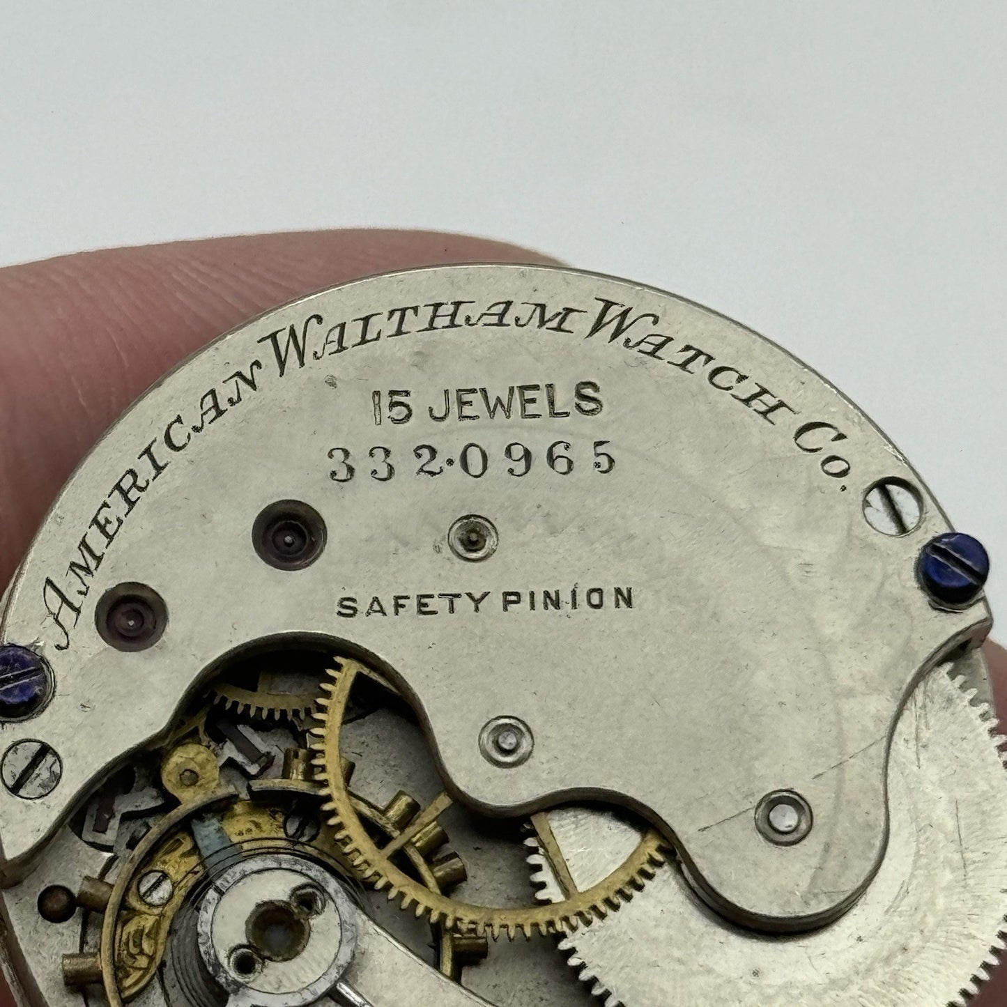 6S Antique Waltham Grade F Model 1873 Hunter Pocket Watch Movement PARTS REPAIR