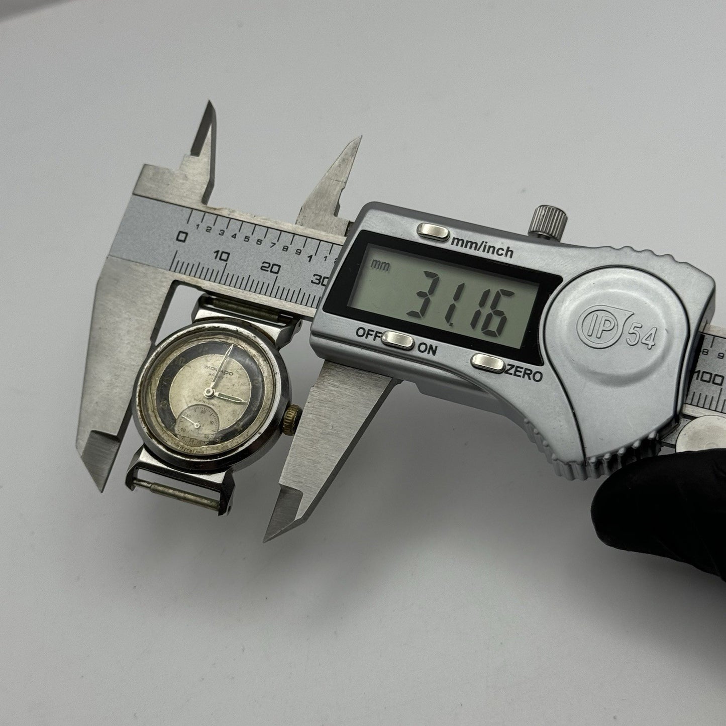 28mm Running Movado Sport FB Patent Francois Borgel Military Watch - TO RESTORE