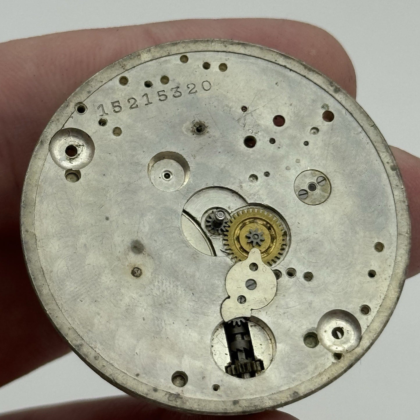 43mm Cyma Tavannes Ref 919 Vintage Swiss Pocket Watch Movement For PARTS REPAIR