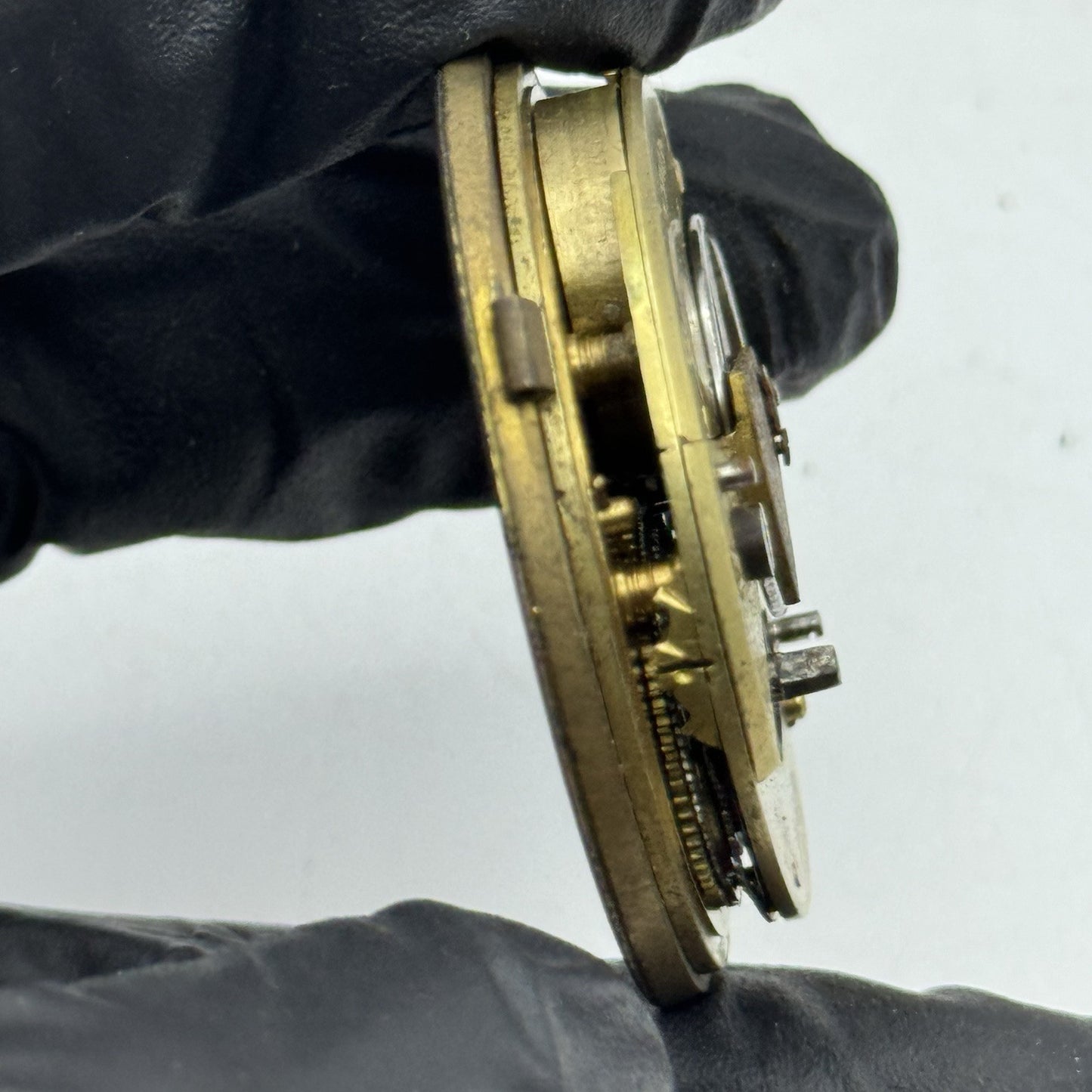 43.3mm Antique J Myers English Key Wound Fusee Pocket Watch Movement - PARTS