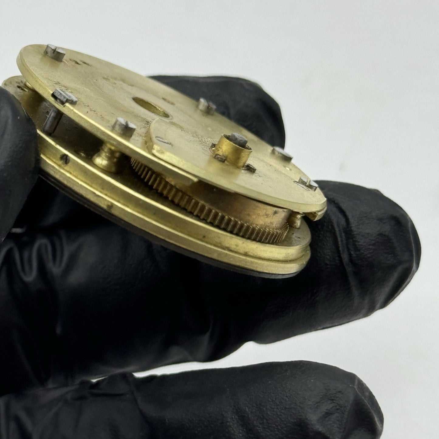 42.9mm Antique English Reversing Pinion Key Wound Pocket Watch Movement - PARTS