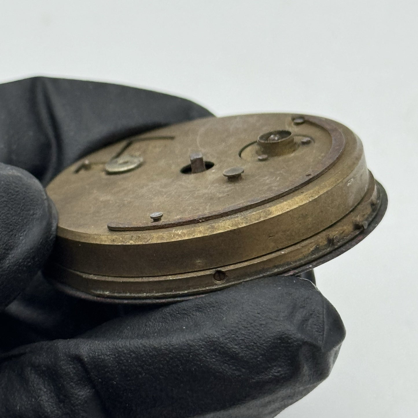 43.9mm Antique Fattorini & Sons Bradford The Leader Pocket Watch Movement PARTS