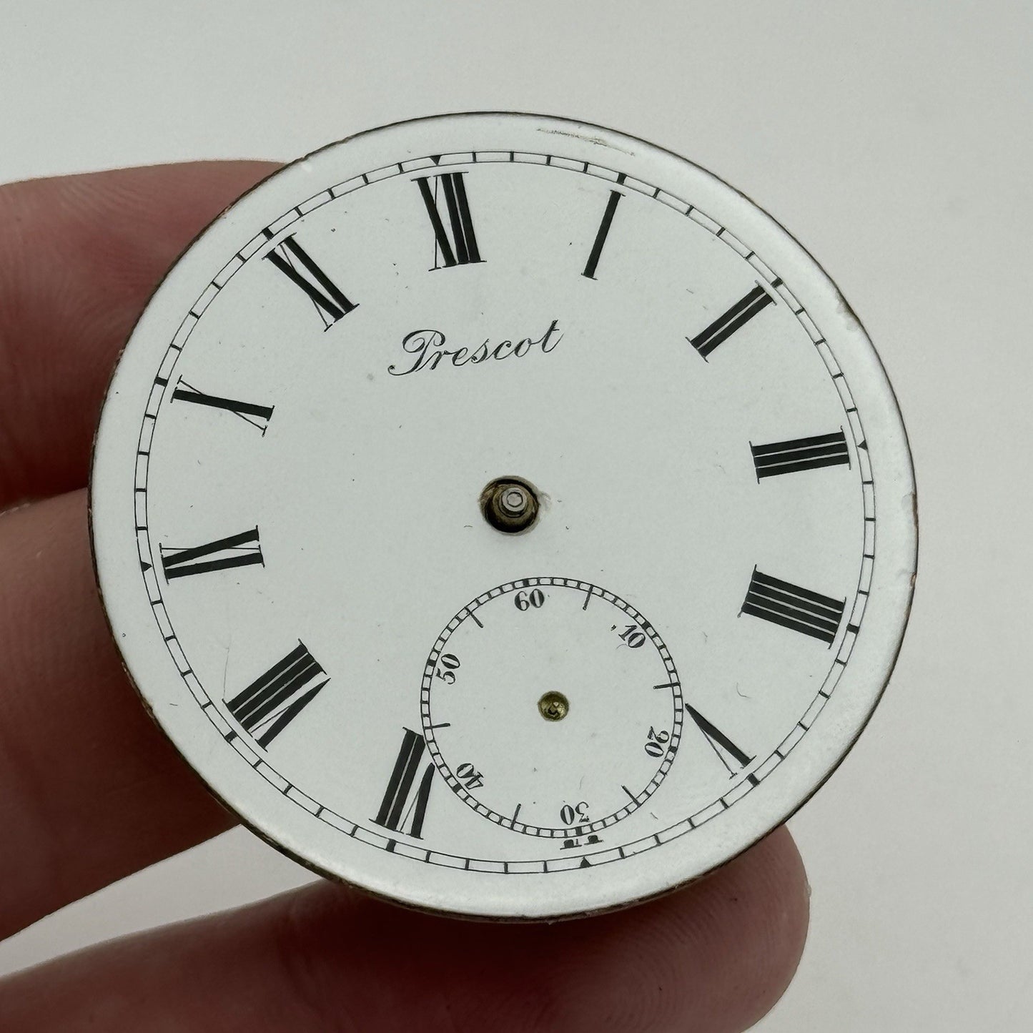 43.2mm Lancashire Watch Co Vigil Prescot Open Face Pocket Watch Movement - PARTS