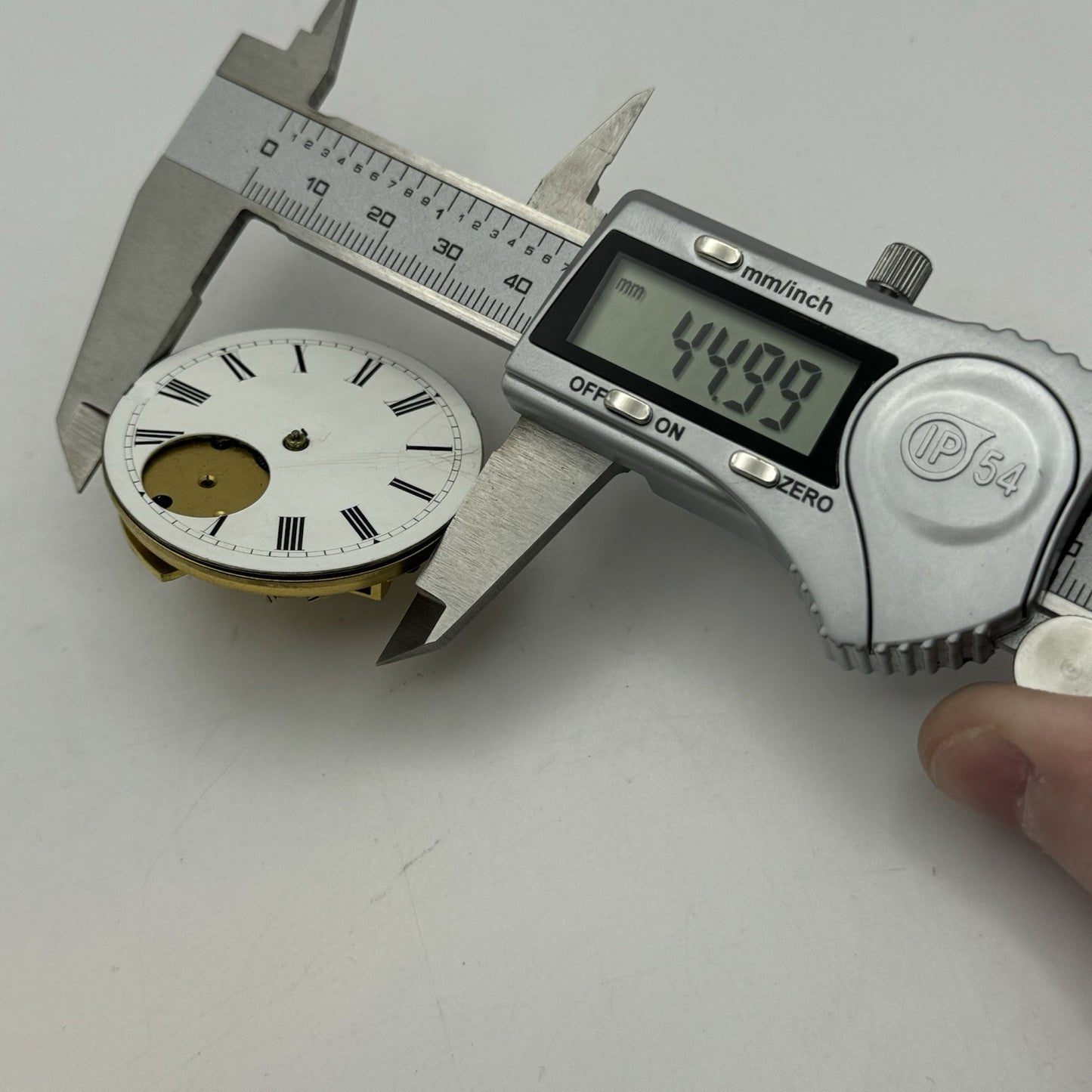 45mm Newcastle Goldsmiths & Silversmiths Company Pocket Watch Movement PROJECT