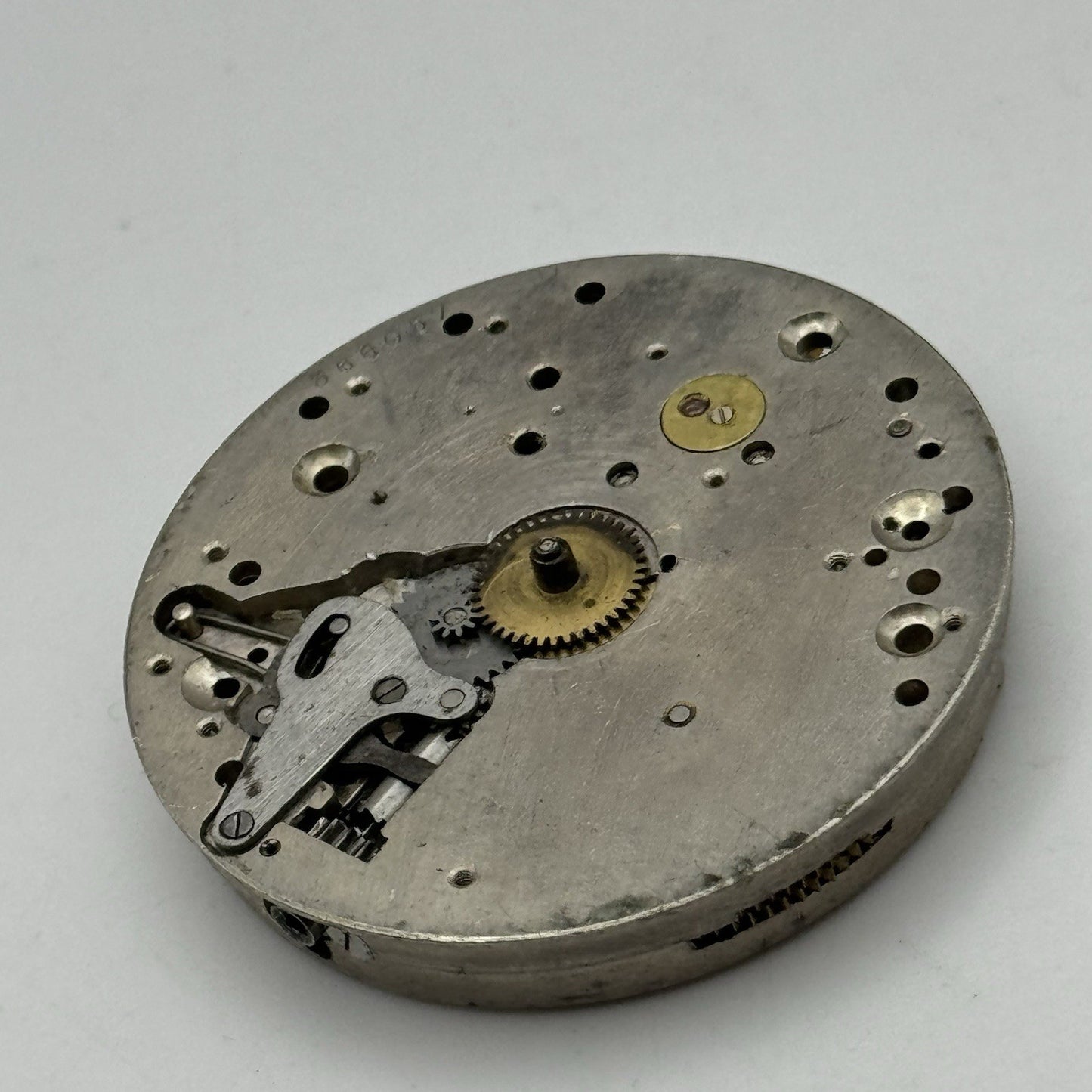 43mm Thomas Russell & Son Liverpool Good Balance Pocket Watch Movement PARTS