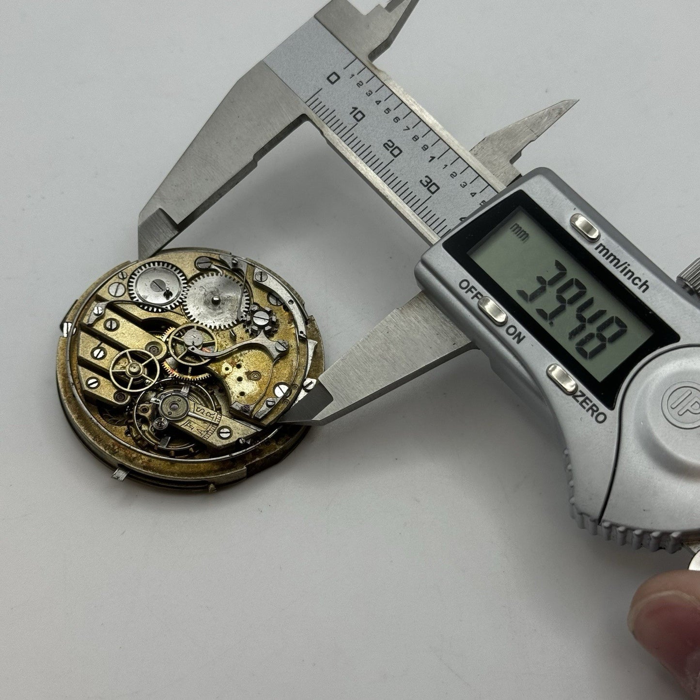 Antique Lemania Alfred Lugrin Minute Repeater Patent 782 Pocket Watch Movement