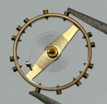 AS 984 Balance Wheel Complete And Spring  10½’’’ 30 M Watch Movement Parts NOS