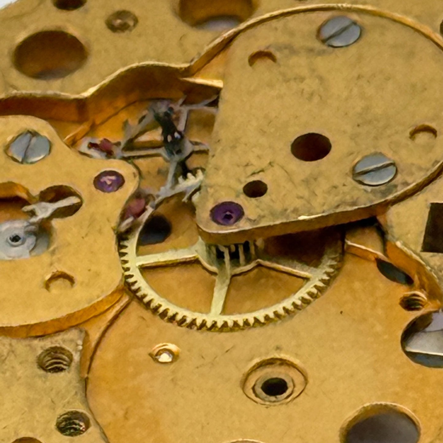 Tissot Omega 2481 Automatic Incomplete Watch Movement Vintage Swiss Parts Repair