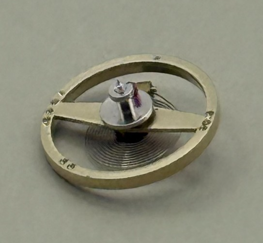 Ebosa 86 87 Balance Wheel Complete And Spring 8¾’’’ 1249 Watch Movement Parts 