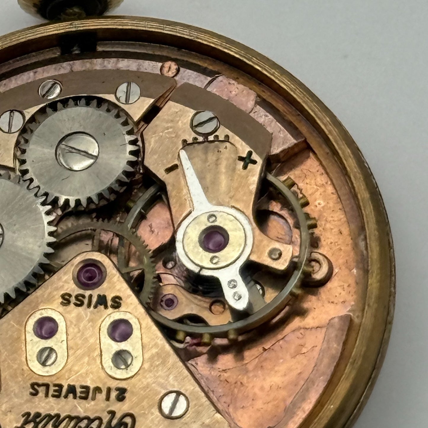 ETA 2409 Watch Movement Accurist Manual Wind Vintage Swiss Parts Repair 29.4mm