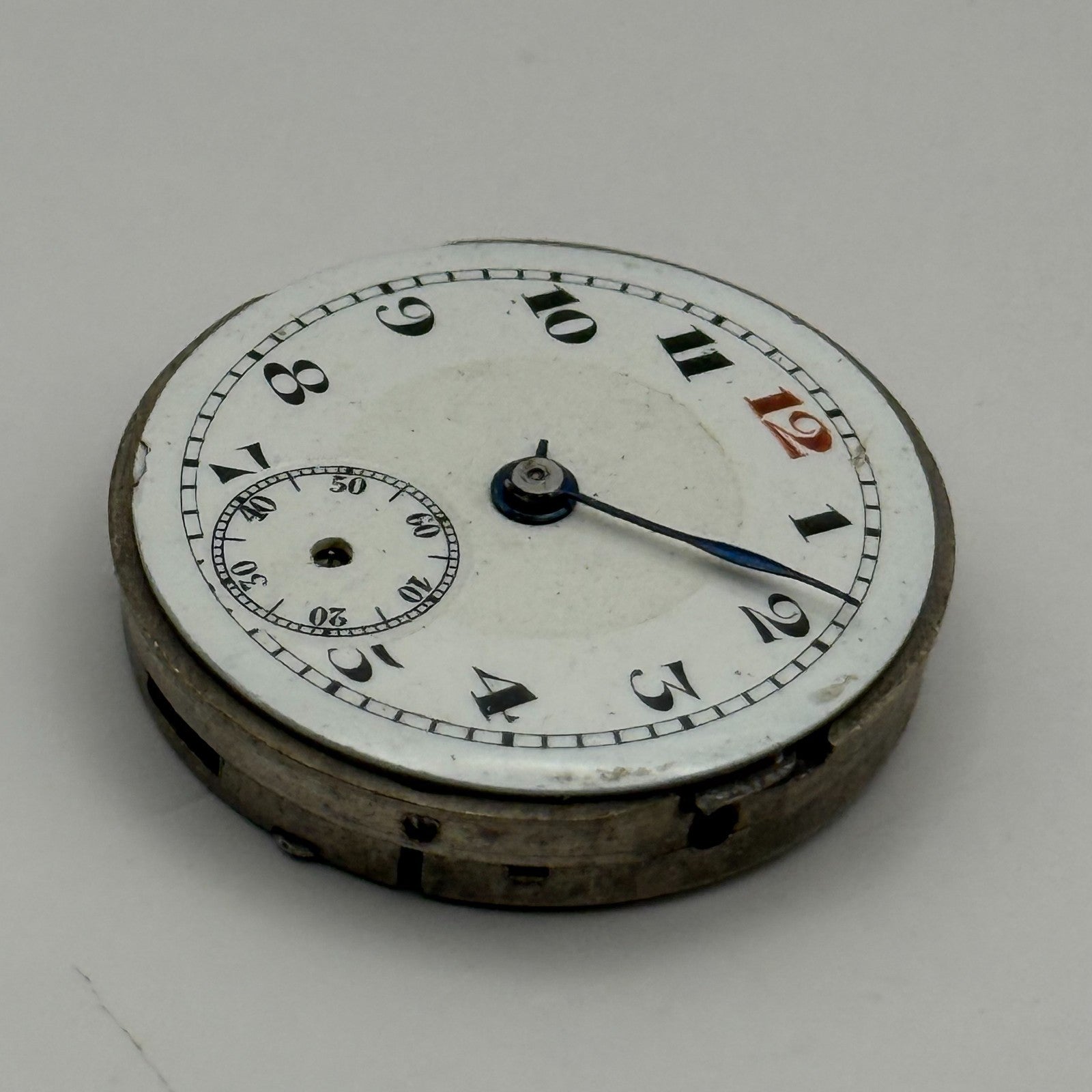 Lanco Trench 15 Jewels Watch Movement Manual Wind Vintage Parts Repair 24.3mm