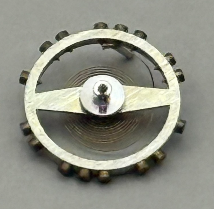 FEF 6600 Balance Wheel Complete And Spring  Inca 1181 M Watch Movement Parts NOS