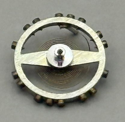 FEF 6600 Balance Wheel Complete And Spring  Inca 1181 M Watch Movement Parts NOS