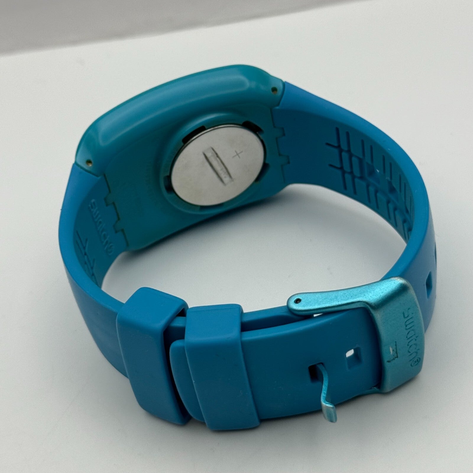 38mm Swatch Touch Blue SURS100 Swiss Digital Quartz Watch UNTESTED PARTS REPAIR