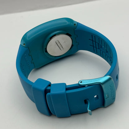 38mm Swatch Touch Blue SURS100 Swiss Digital Quartz Watch UNTESTED PARTS REPAIR