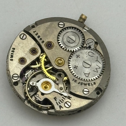 19.7mm Cyma Ref 424k Sub Seconds Manual Wind Watch Movement Swiss Vintage PARTS