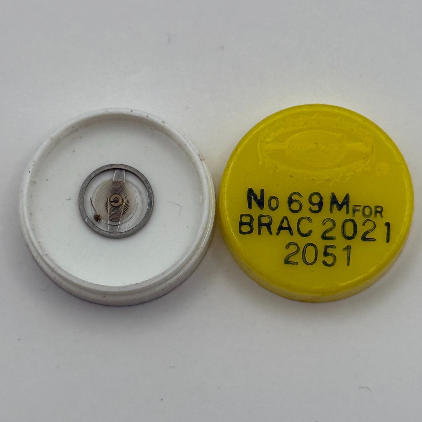 BRAC 2021 2051 Balance Wheel Complete And Spring 69 M Watch Movement Parts NOS