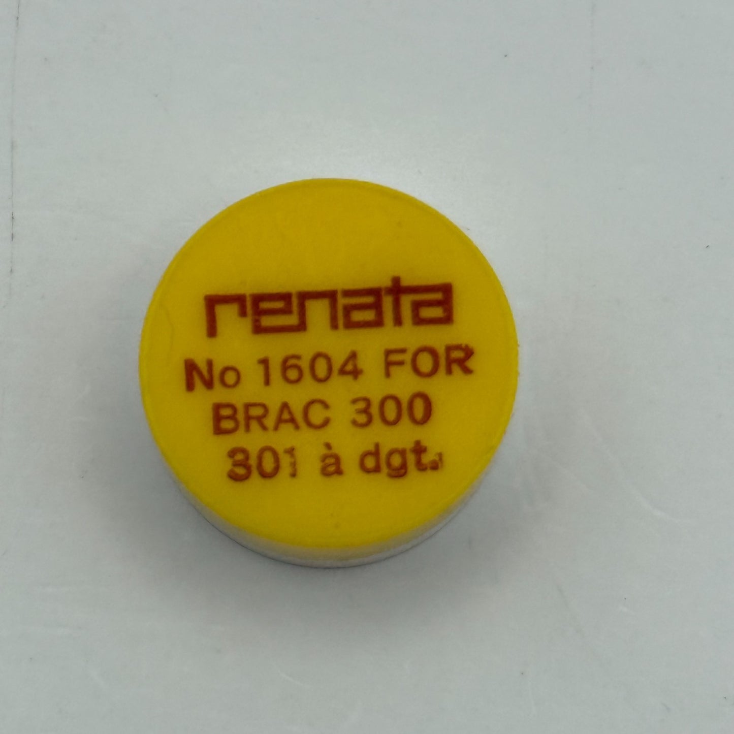 Brac 300 301 Balance Wheel Complete And Spring 1604 Watch Movement Parts NOS