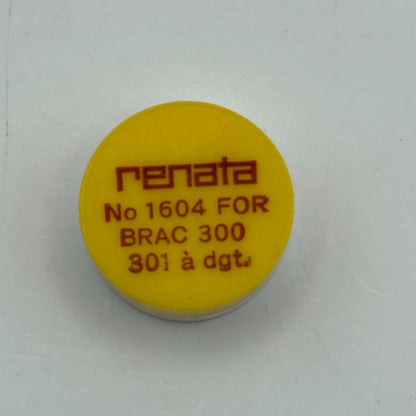 Brac 300 301 Balance Wheel Complete And Spring 1604 Watch Movement Parts NOS