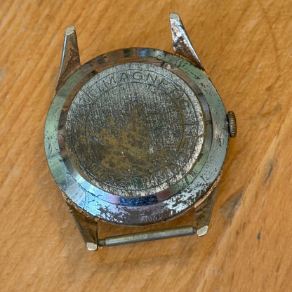 33mm Vintage Wilson De Luxe Brevete 314705 Manual Wind 17 Jewels Watch FOR PARTS