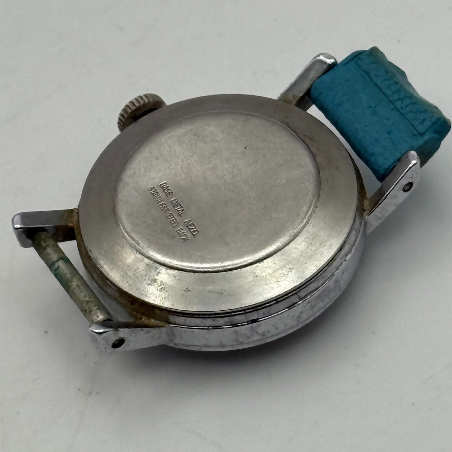 25mm Vintage Blue Timex Snoopy 1958 United Feature Syndicate INC Watch FOR PARTS