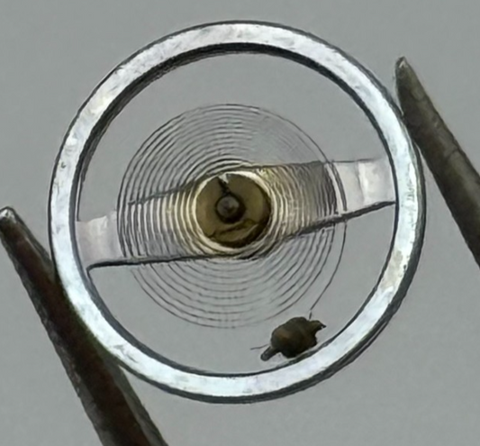 Brac 2021 Balance Wheel Complete And Spring  5¼’’’ 69 M Watch Movement Parts NOS